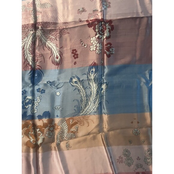 Vintage Chinese Silk Brocade Tapestry Textile 51" x 74" - Picture 14 of 15